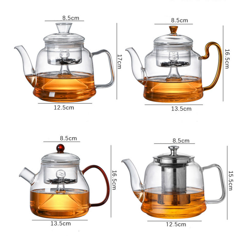 Premium Glass Tea Kettle – Gooseneck Pour-Over Teapot