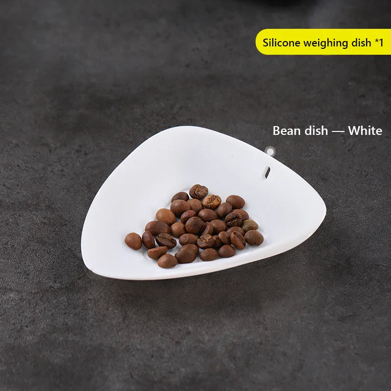 Coffee Bean Measuring Cup – Dosing Tray & Scoop
