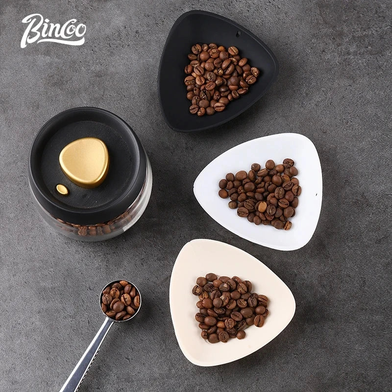 Coffee Bean Measuring Cup – Dosing Tray & Scoop