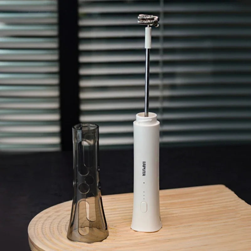 Portable Milk Frother – Electric Coffee Foam & Drink Mixer
