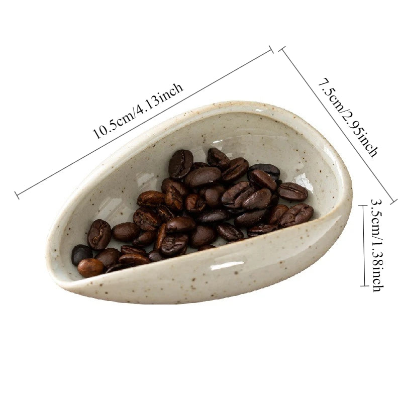 Ceramic Coffee Dosing Cup – Bean Measuring Tray