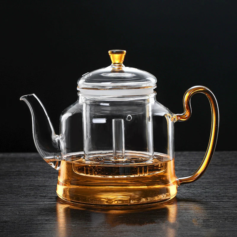 Premium Glass Tea Kettle – Gooseneck Pour-Over Teapot
