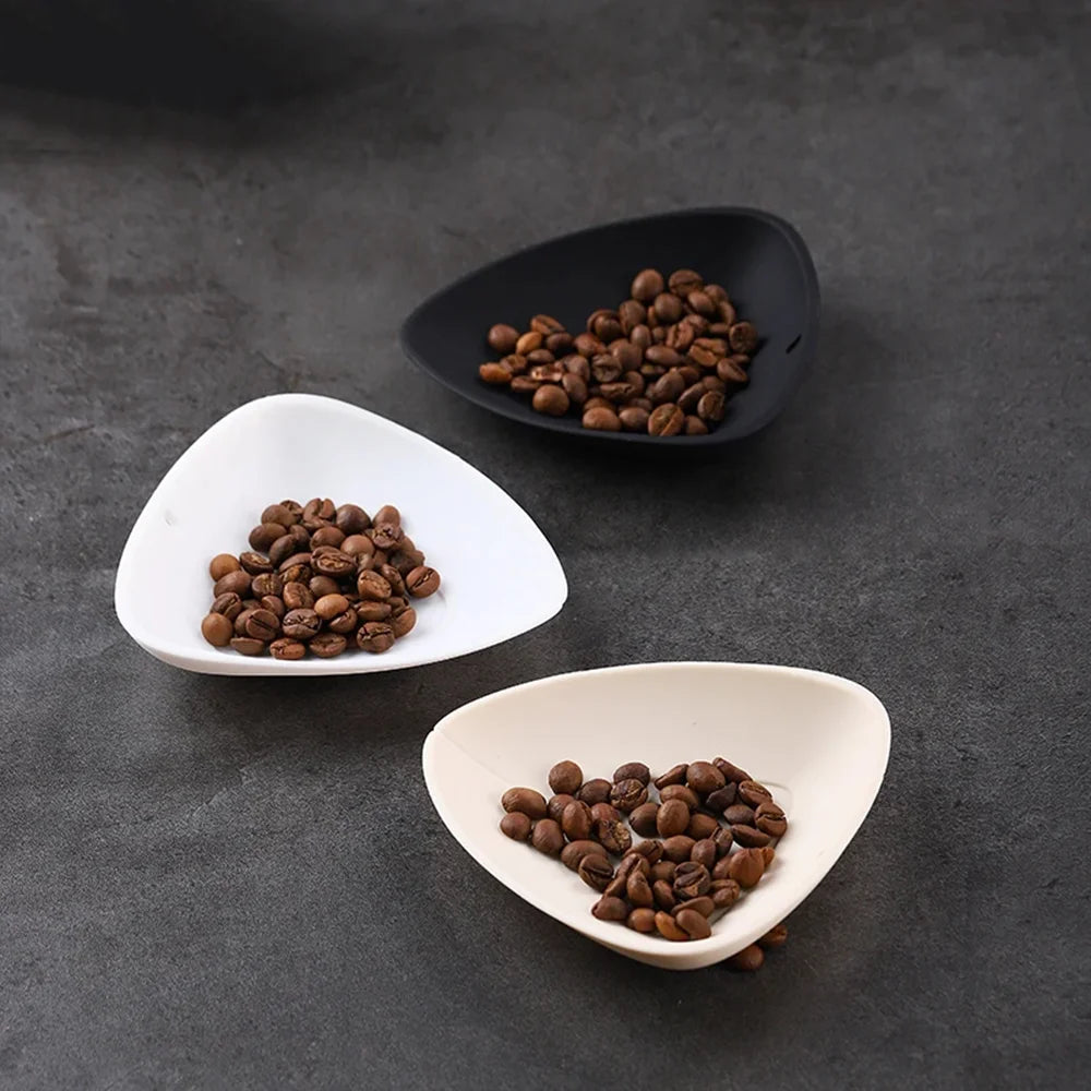 Coffee Bean Measuring Cup – Dosing Tray & Scoop