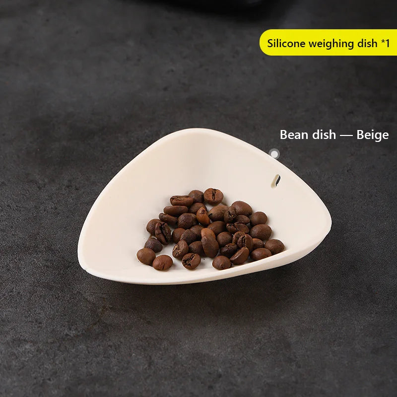 Coffee Bean Measuring Cup – Dosing Tray & Scoop