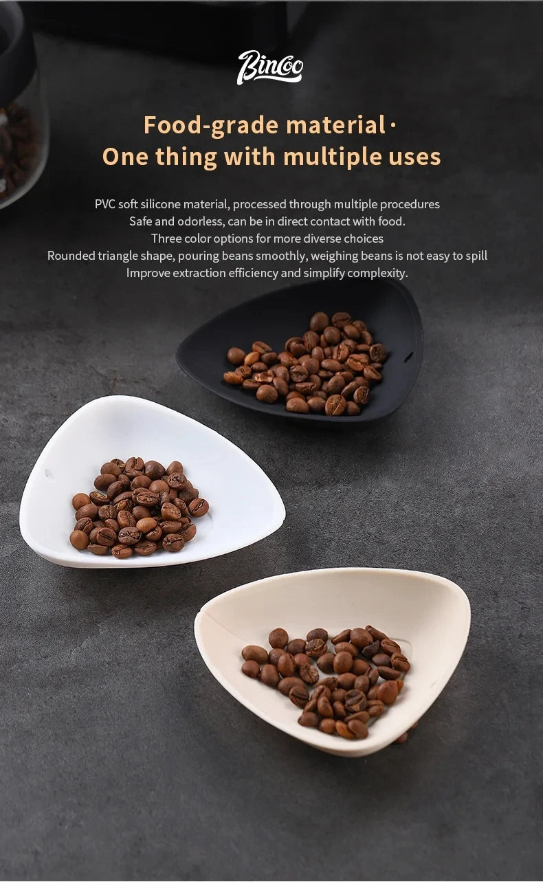 Coffee Bean Measuring Cup – Dosing Tray & Scoop