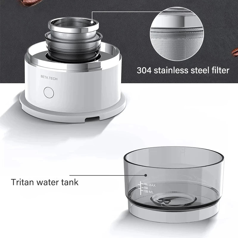 Mini Portable Coffee Maker – Manual Espresso & Americano Brewer