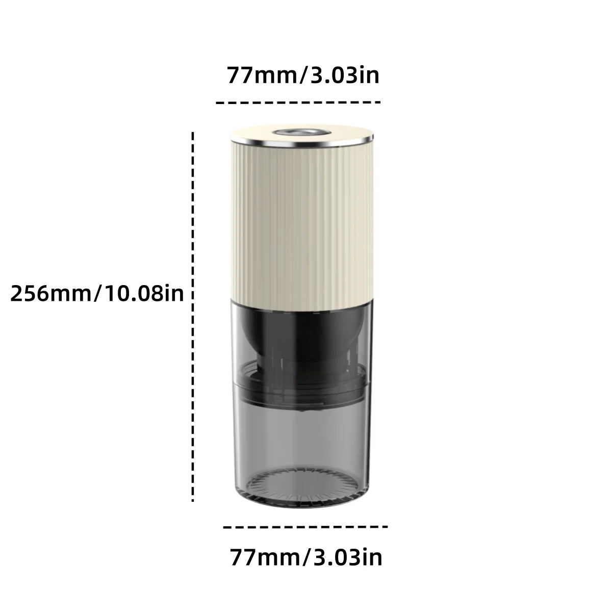 Electric Coffee Grinder, Rechargeable Coffee Bean Grinder with Adjustable Coarseness, Perfect for Beverage and Kitchen Use.