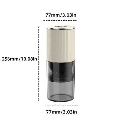 Electric Coffee Grinder, Rechargeable Coffee Bean Grinder with Adjustable Coarseness, Perfect for Beverage and Kitchen Use.