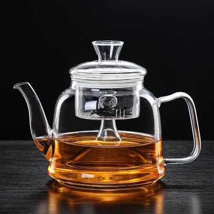 Premium Glass Tea Kettle – Gooseneck Pour-Over Teapot