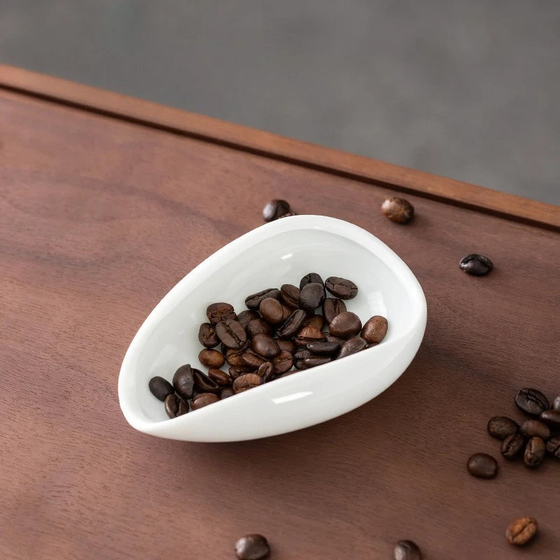 Ceramic Coffee Dosing Cup – Bean Measuring Tray