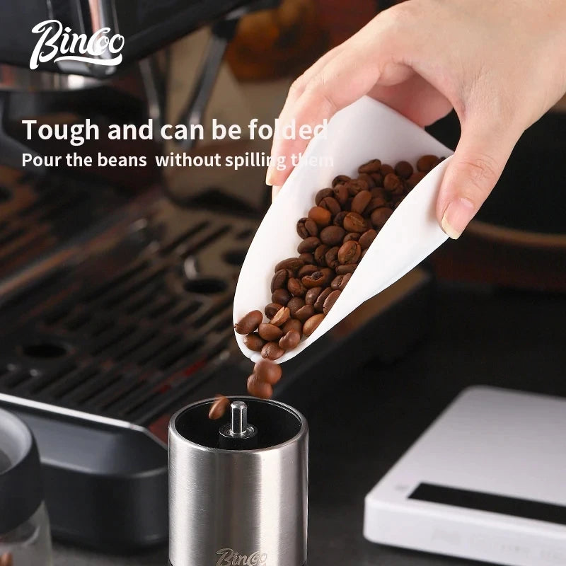 Coffee Bean Measuring Cup – Dosing Tray & Scoop