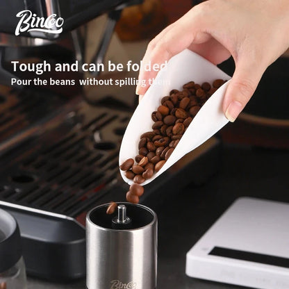 Coffee Bean Measuring Cup – Dosing Tray & Scoop