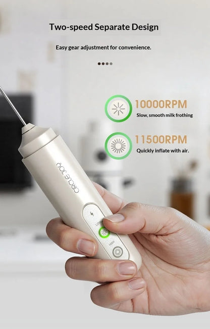 Electric Handheld Frother – Milk Foam, Coffee & Kitchen Mixer