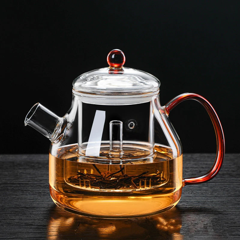 Premium Glass Tea Kettle – Gooseneck Pour-Over Teapot
