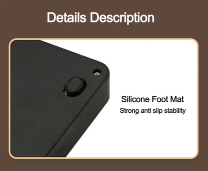 Electronic Coffee Scale – Precision Timer with LED Display & Silicone Mat