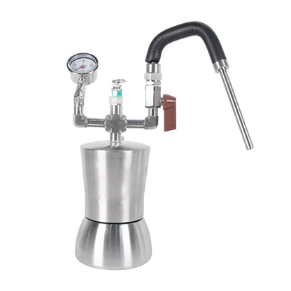CMFAK-74 Portable Milk Frother Stainless Steel Milk Steamer Water Vapor Separator Drying vapour Versatile for Coffee Making