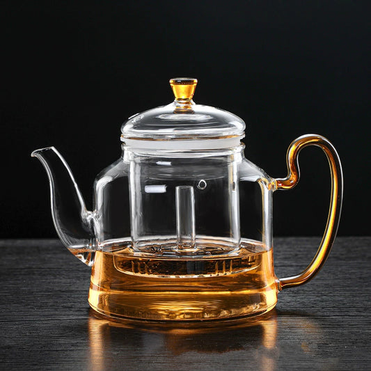 Premium Glass Tea Kettle – Gooseneck Pour-Over Teapot