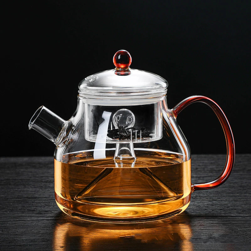 Premium Glass Tea Kettle – Gooseneck Pour-Over Teapot