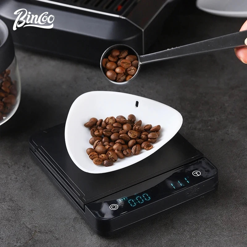 Coffee Bean Measuring Cup – Dosing Tray & Scoop