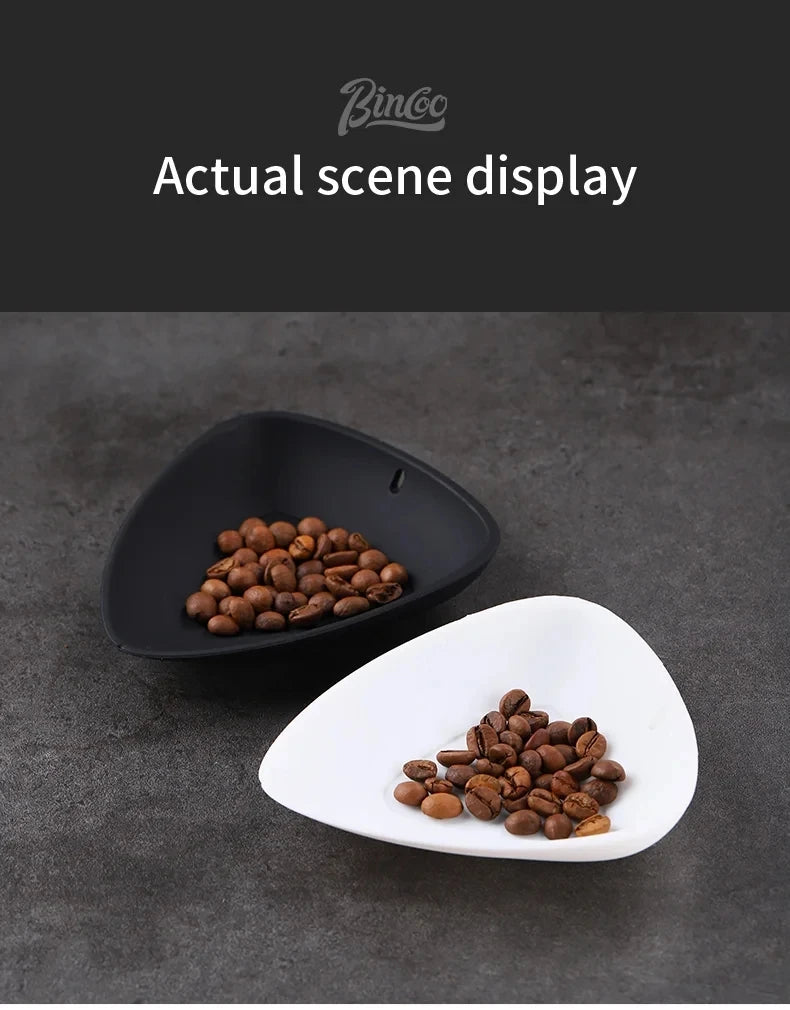 Coffee Bean Measuring Cup – Dosing Tray & Scoop