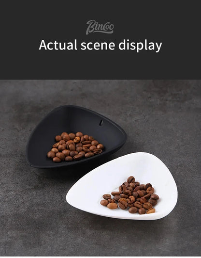 Coffee Bean Measuring Cup – Dosing Tray & Scoop