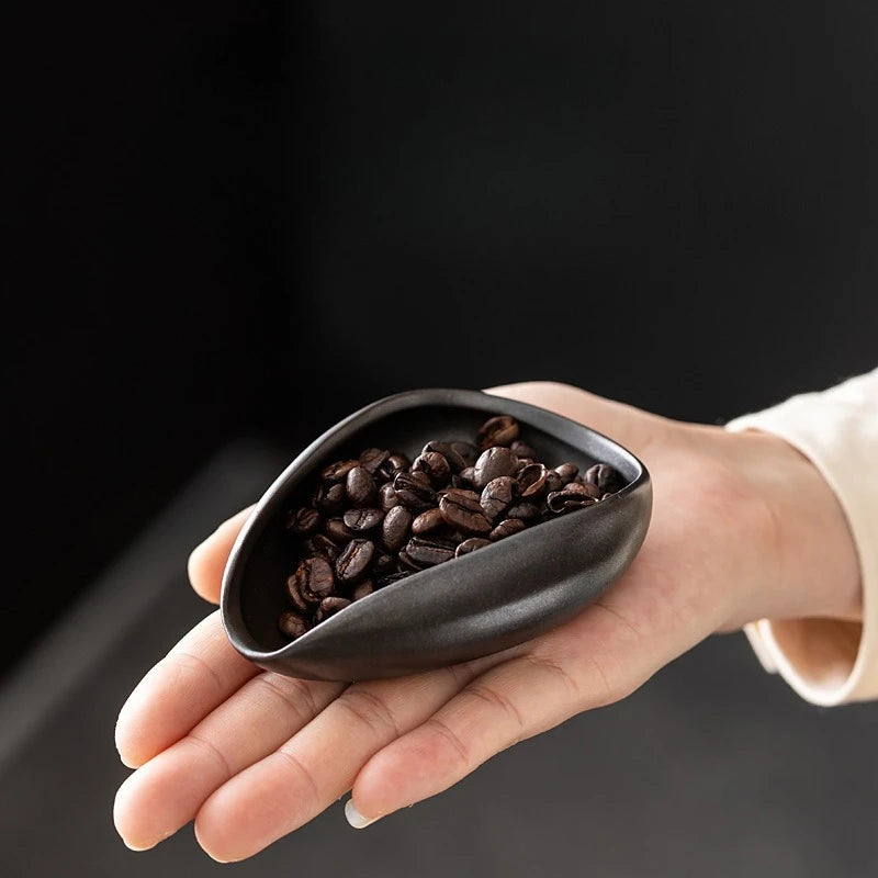 Ceramic Coffee Dosing Cup – Bean Measuring Tray