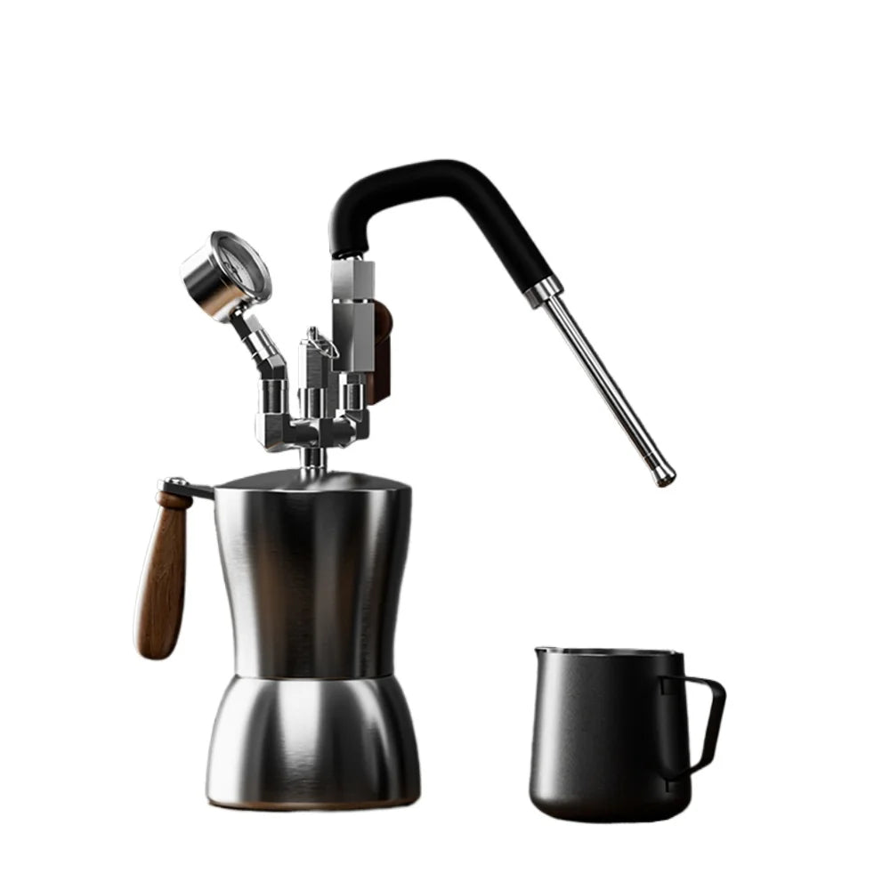 CMFAK-74 Portable Milk Frother Stainless Steel Milk Steamer Water Vapor Separator Drying vapour Versatile for Coffee Making