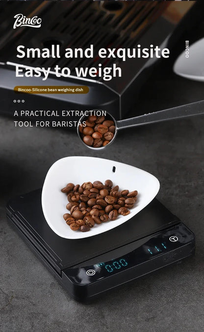 Coffee Bean Measuring Cup – Dosing Tray & Scoop