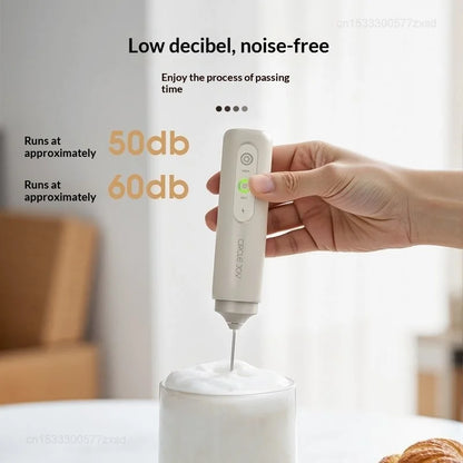 Electric Handheld Frother – Milk Foam, Coffee & Kitchen Mixer