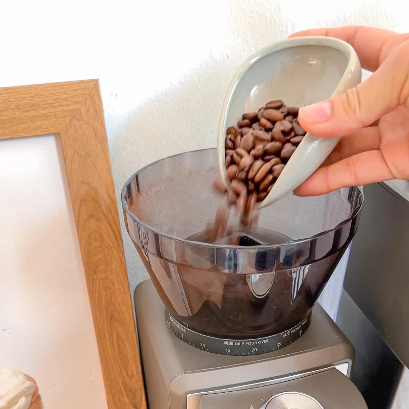 Ceramic Coffee Dosing Cup – Bean Measuring Tray