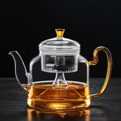 Premium Glass Tea Kettle – Gooseneck Pour-Over Teapot