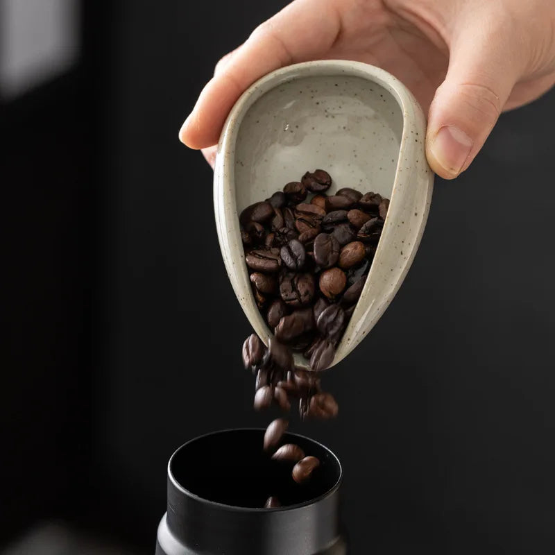 Ceramic Coffee Dosing Cup – Bean Measuring Tray