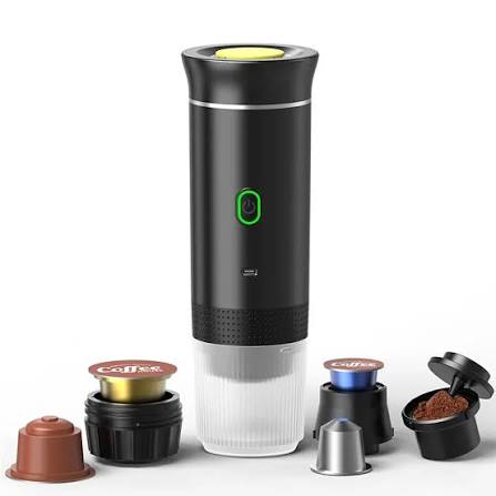Portable 3-in-1 Espresso Coffee Maker – Cordless & 20-Bar Pressure